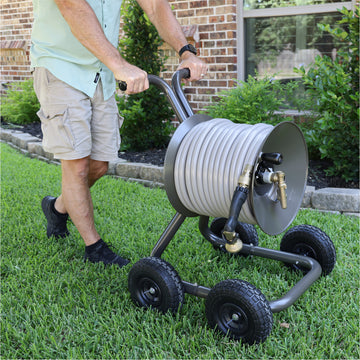 4 Wheel Garden Hose Reel Cart – Eley Hose Reels